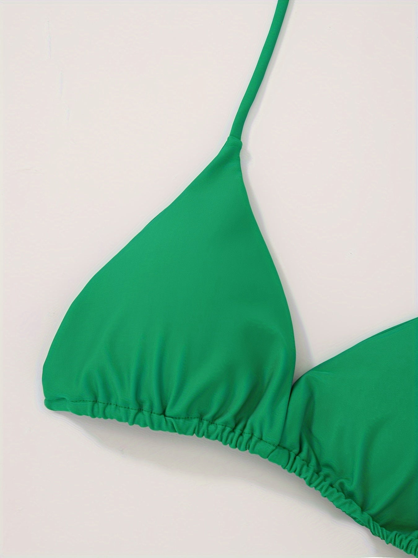 Women's 2 Piece Set Bikini, Halter Bra, V String Bottoms, Women's Swimwear & Clothing