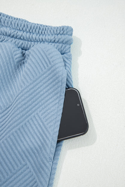 Myosotis Ultra Loose Textured 2pcs Slouchy Outfit