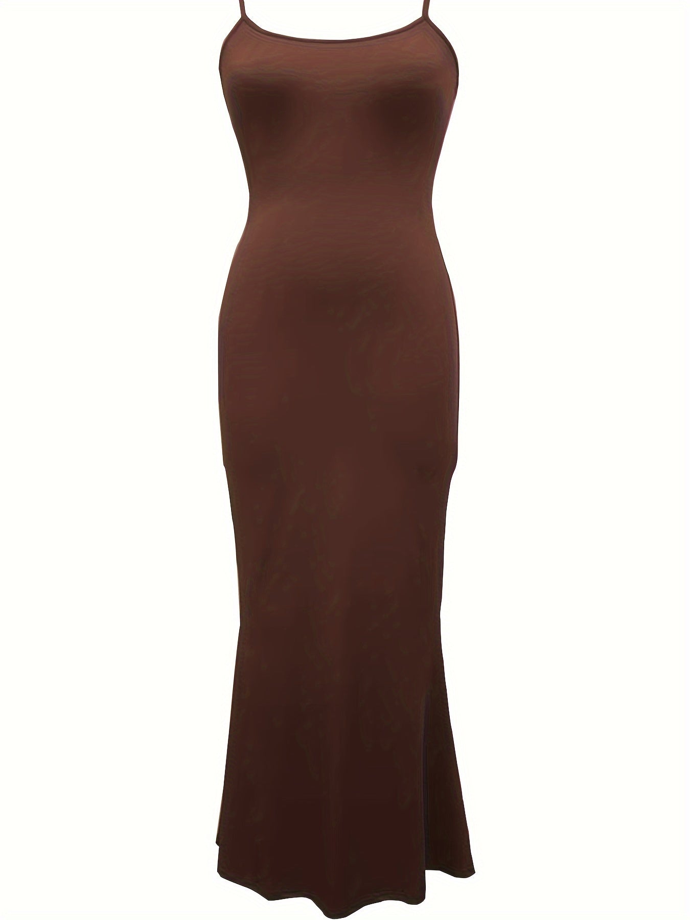 Women's Casual Lounge Slip Long Dress, Sexy Sleeveless Backless Bodycon Maxi Dress, Women's Clothing