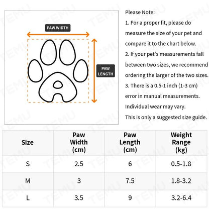 Keep Your Furry Friend Safe with 4pcs Pet Socks for Dogs & Cats!