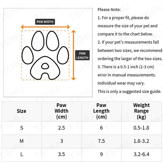 Keep Your Furry Friend Safe with 4pcs Pet Socks for Dogs & Cats!