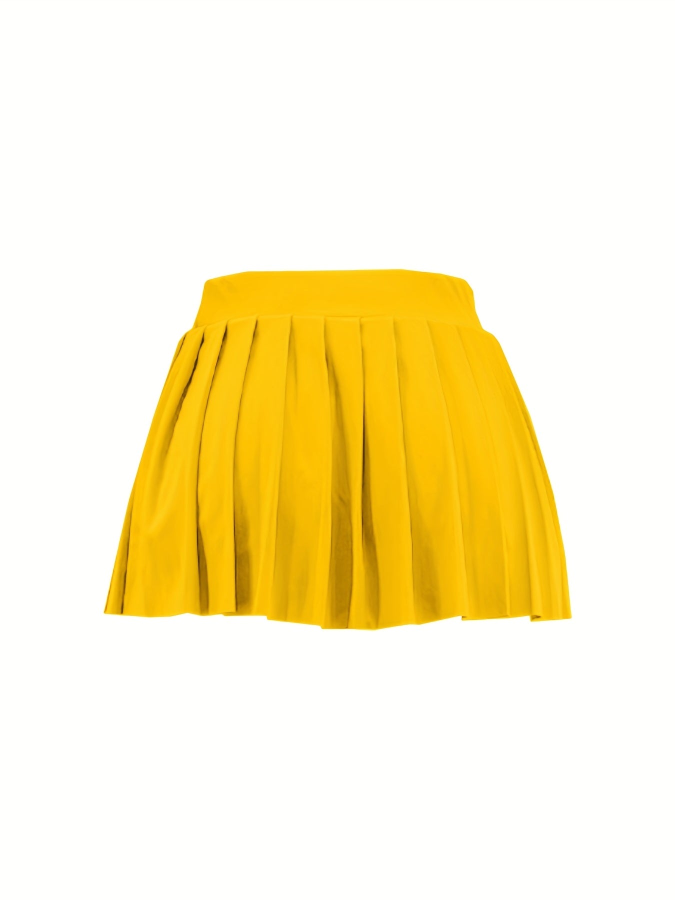 [Bright Pink Skirt] Sexy Summer Bright Pink High-Waisted Pleated Mini Skirt | Stretchy & Machine Washable | Perfect for Casual or Party Outfits for Women