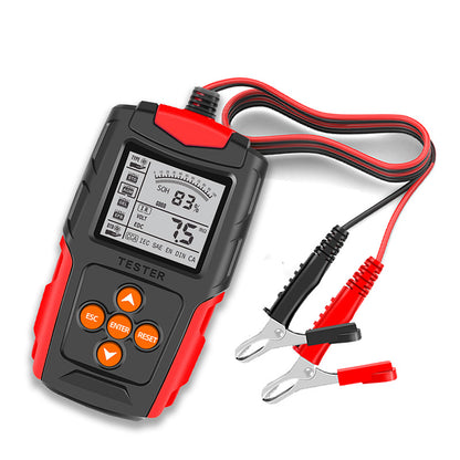 12v & 24v Battery Tester, Battery Analyzer Test Tool Digital Tester For Wet/GEL/SLA/Flooded/EFB/Lead-Acid/AGM