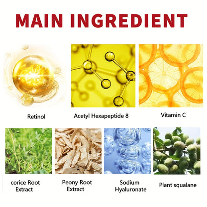 30g/60g Retinol Collagen Complex Day & Night Cream With Licorice Root Extract, Moisturizing, Nourishing Firming Rejuvenating Skin With Plant Squalane