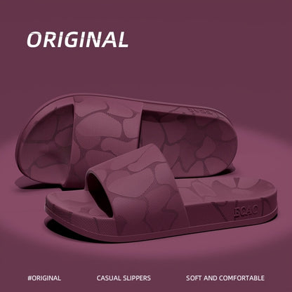 ECAC Women'S EVA Slide Sandals - Thick Cushioned Indoor/Outdoor Slippers with Geometric Pattern, Lightweight & Comfortable for Bathroom, Hiking, and Casual Wear, Hiking Footwear | Stylish Slipons | EVA Upper Material, Slipper