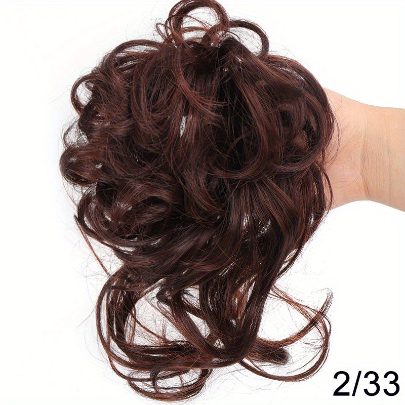 Easy-Attach Curly Bun Scrunchie