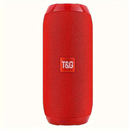 TG117 Portable Wireless Stereo Speaker System - Twin Speaker TWS Technology, Built-in Mic for Hands-Free Calls, FM Radio, TF Card & USB Playback - Perfect for Travel, Outdoor Adventures, and Indoor Entertainment