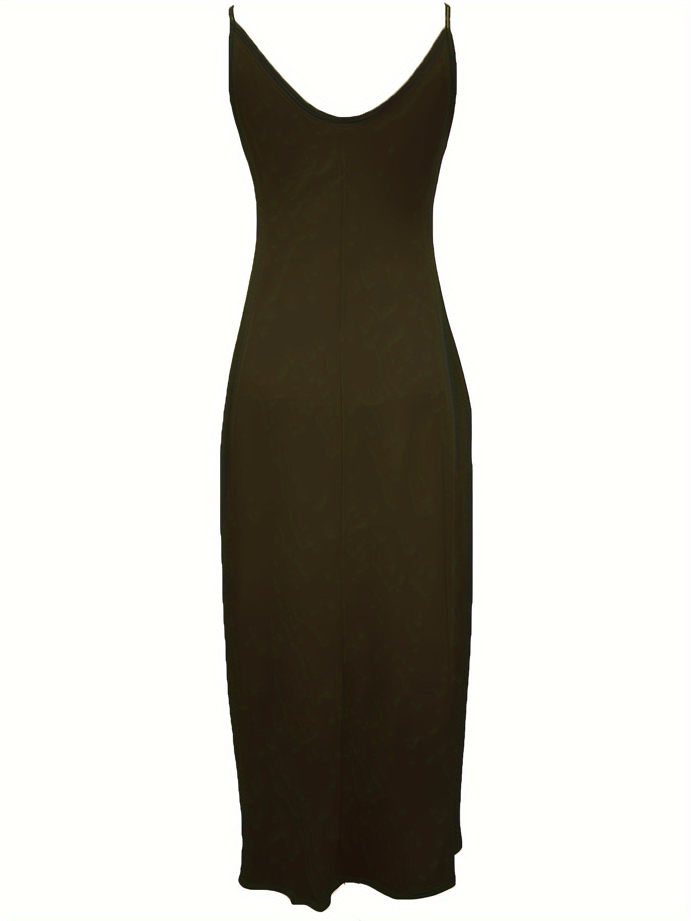 Faith Print Backless Dress, Casual Spaghetti Strap V Neck Loose Dress, Women's Clothing