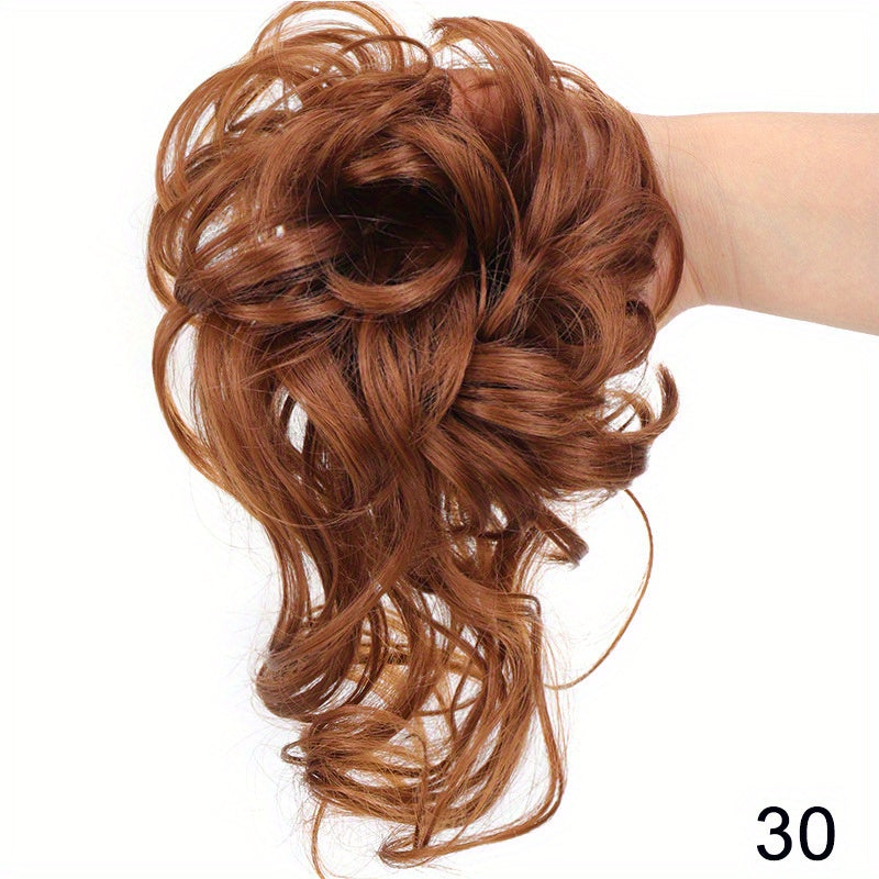 Easy-Attach Curly Bun Scrunchie
