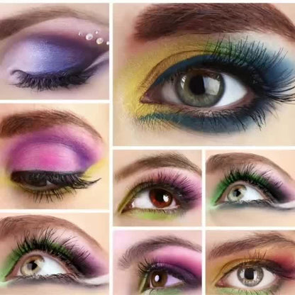 20-Piece Hypoallergenic Makeup Brush Set with Nylon Bristles - Luxe Palm Brushes for Foundation, Blush, Eye Shadow, Eyebrow, & Lip, All Skin Types, ABS Rod - Professional & Beginner Kit, Travel-Friendly