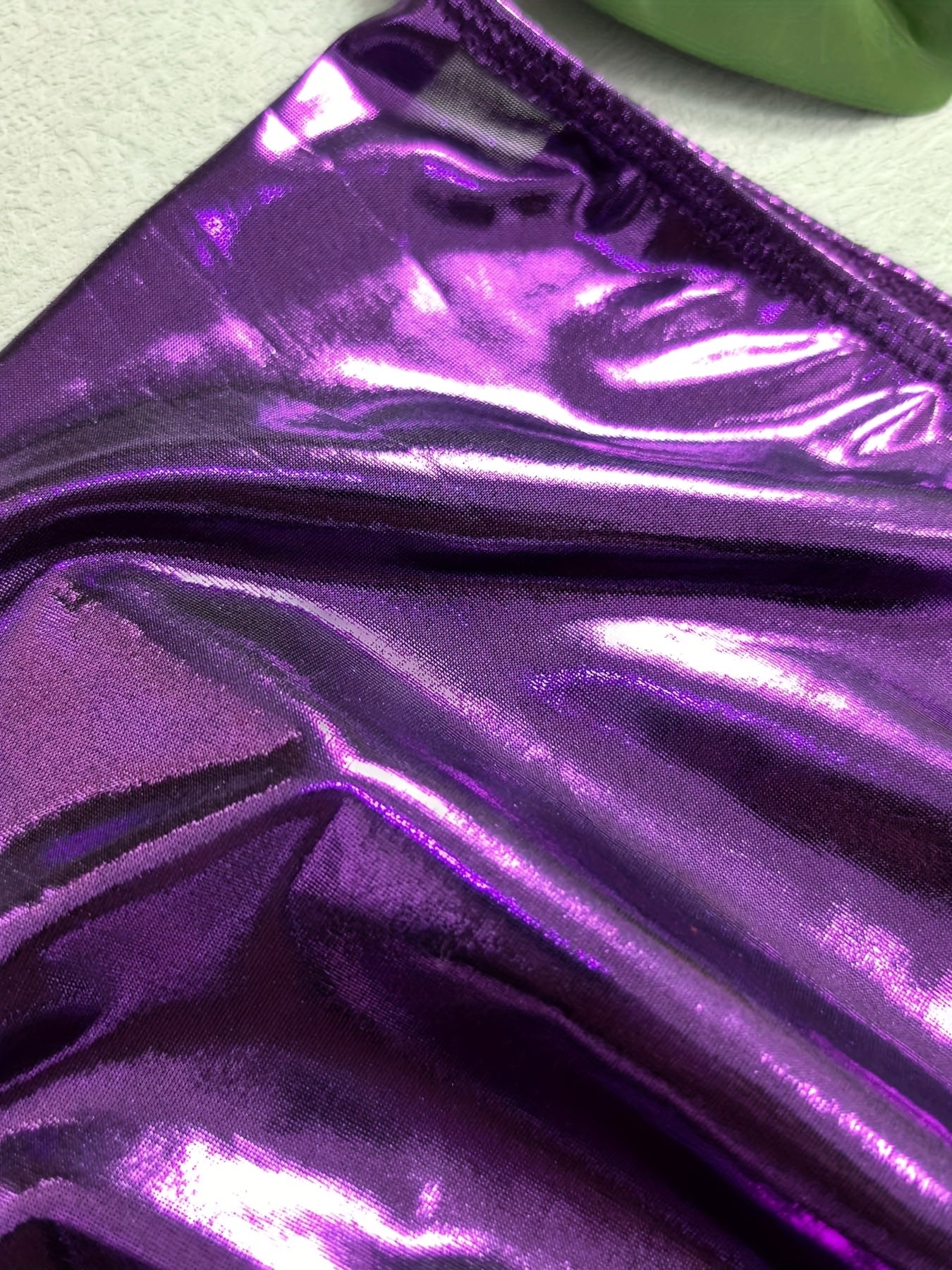 24 European and American Cross-border Bikini Set Sexy Slim Fit Glitter Fabric Nightclub Bikini Hot Selling