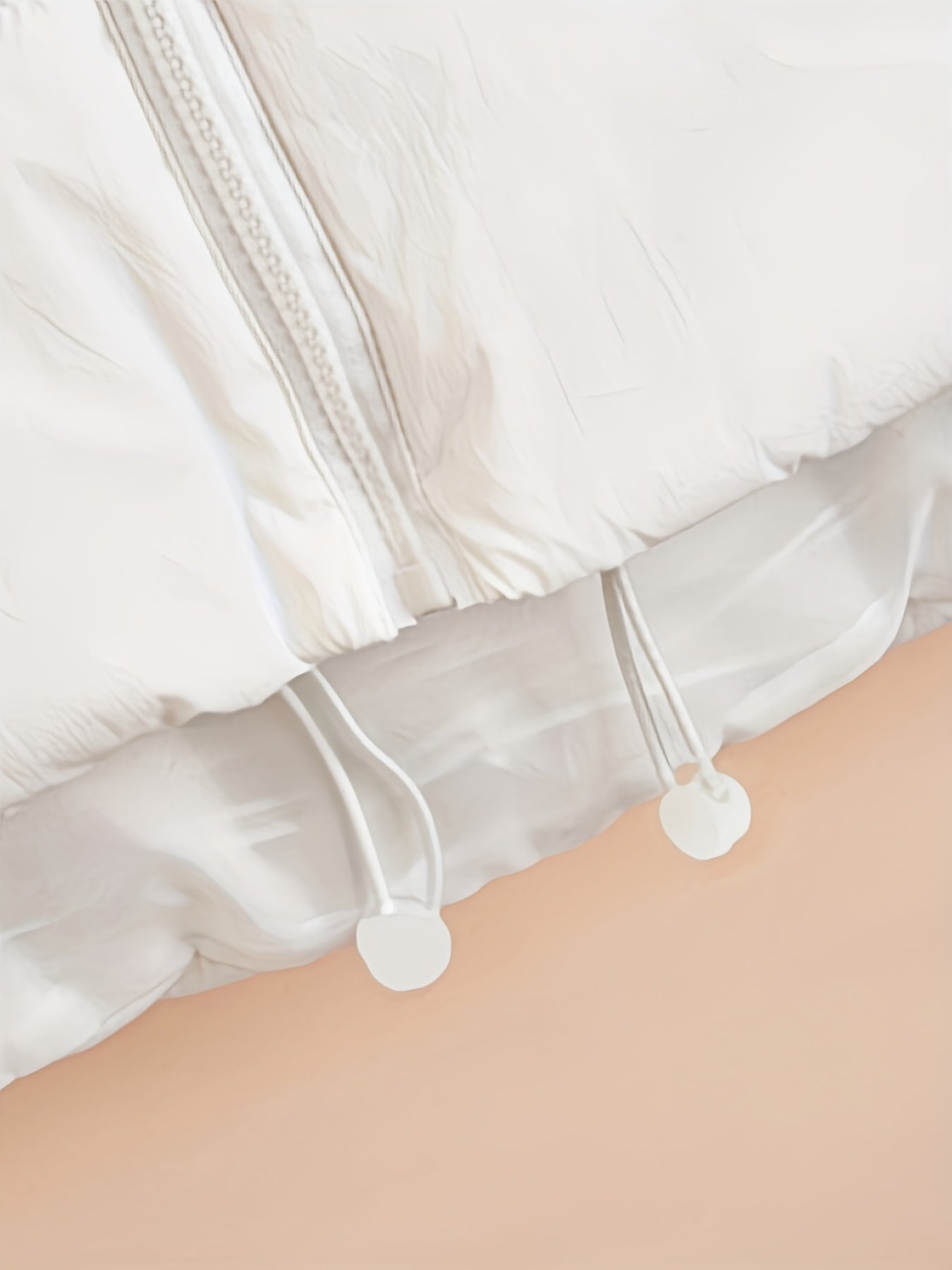 Women'S Elegant High-Neck Padded Vest with Drawstring Detail - Solid Color, Thick Warm Winter Sleeveless Jacket Vest, Casual Streetwear Style, 200g/m² Fabric Weight, Autumn/Winter Essential