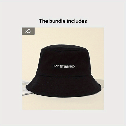 Embroidered Beach Bucket Hat