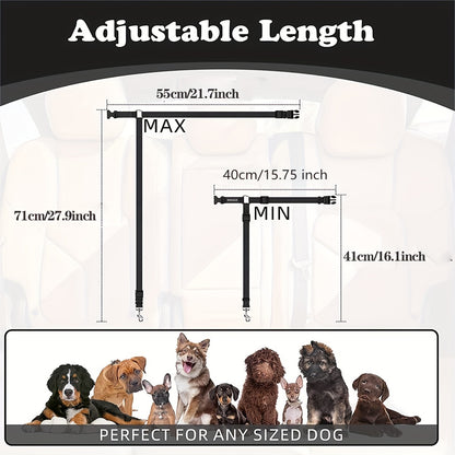 Secure Pet Car Tether Safety Leash - 1pc Dog Seat Belt Vehicle - Dog Seatbelt Bu