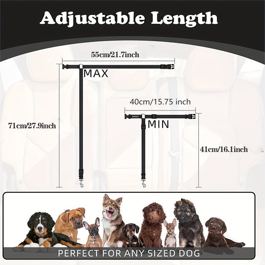 Secure Pet Car Tether Safety Leash - 1pc Dog Seat Belt Vehicle - Dog Seatbelt Bu