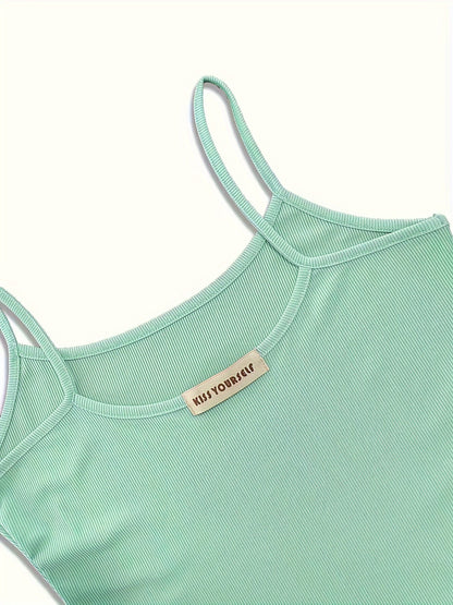 Women's Off-Shoulder Spaghetti Suspender Dress - Stretchy Flowy Midi Dress for Spring Summer Fall, Machine Washable Solid Color Casual to Evening Wear, Seasonal Fashion, Ruched Elegance, Comfortable Fit