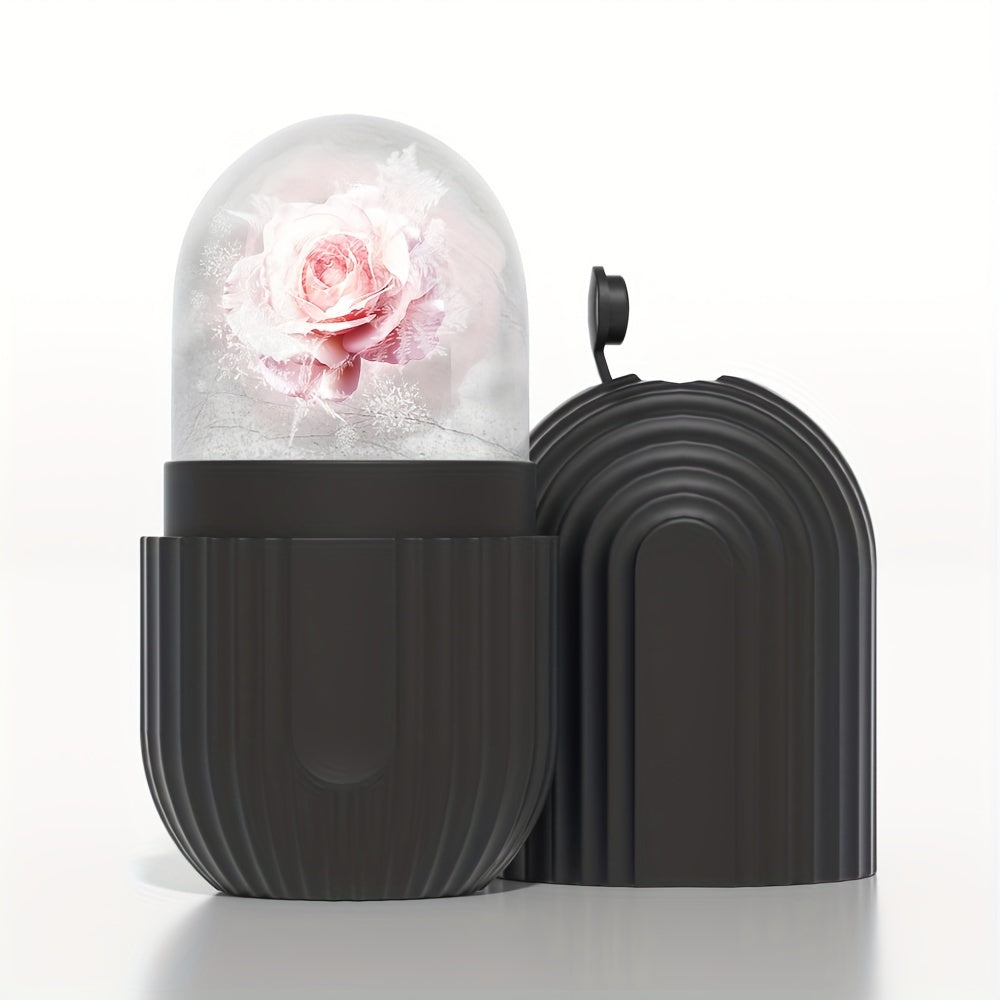 Silicone Facial Ice Roller for Skin Glow & De-Puffing – Reusable, Leakproof Beauty Massage Tool for Daily Skincare Routine, Formaldehyde-Free, No Power or Battery Needed