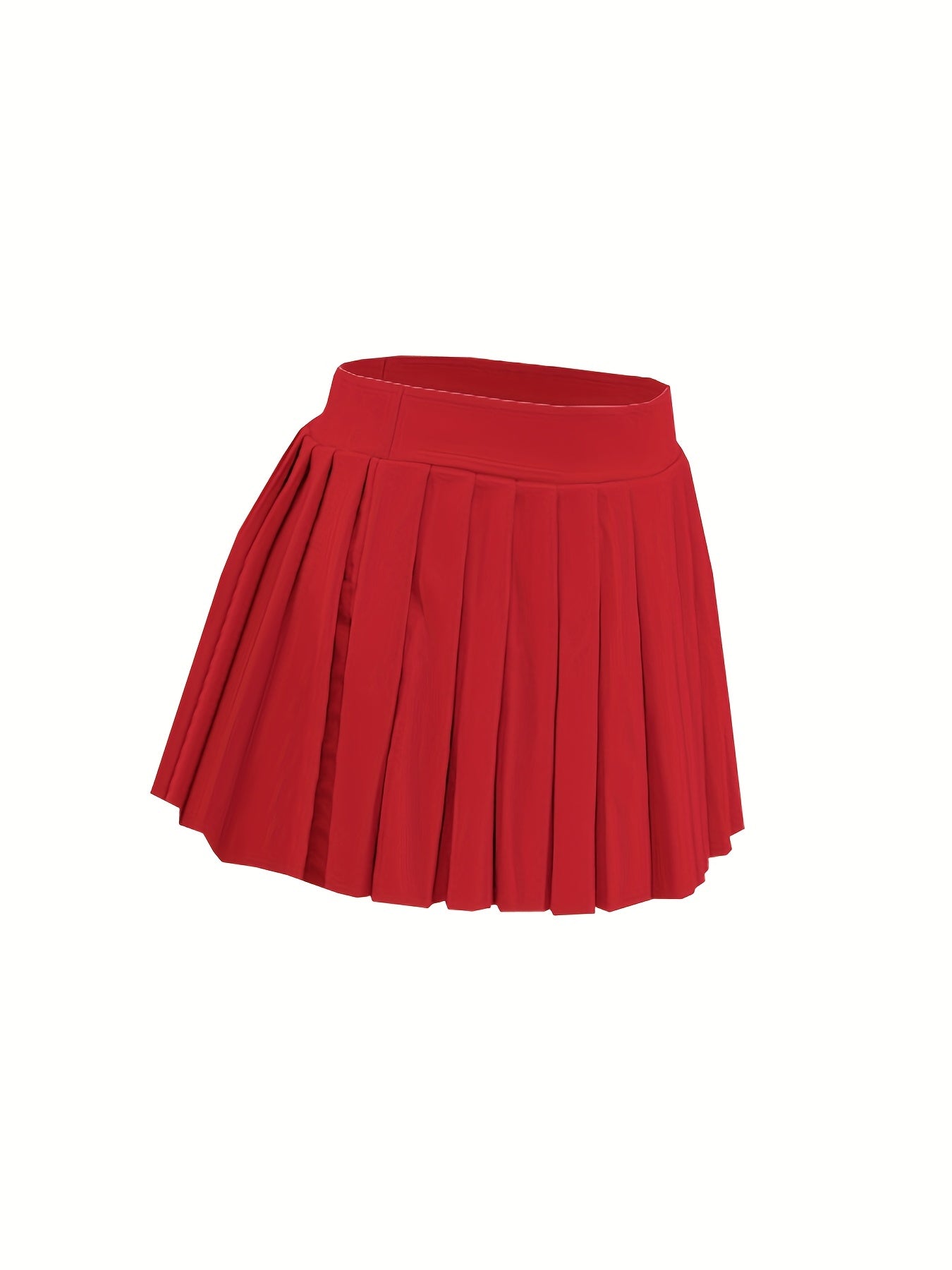 [Bright Pink Skirt] Sexy Summer Bright Pink High-Waisted Pleated Mini Skirt | Stretchy & Machine Washable | Perfect for Casual or Party Outfits for Women