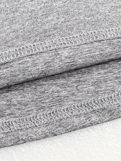 Elegant Solid Slip Lounge Dresses, Scoop Neck Bodycon Maxi Mermaid Dress, Women's Loungewear & Dresses