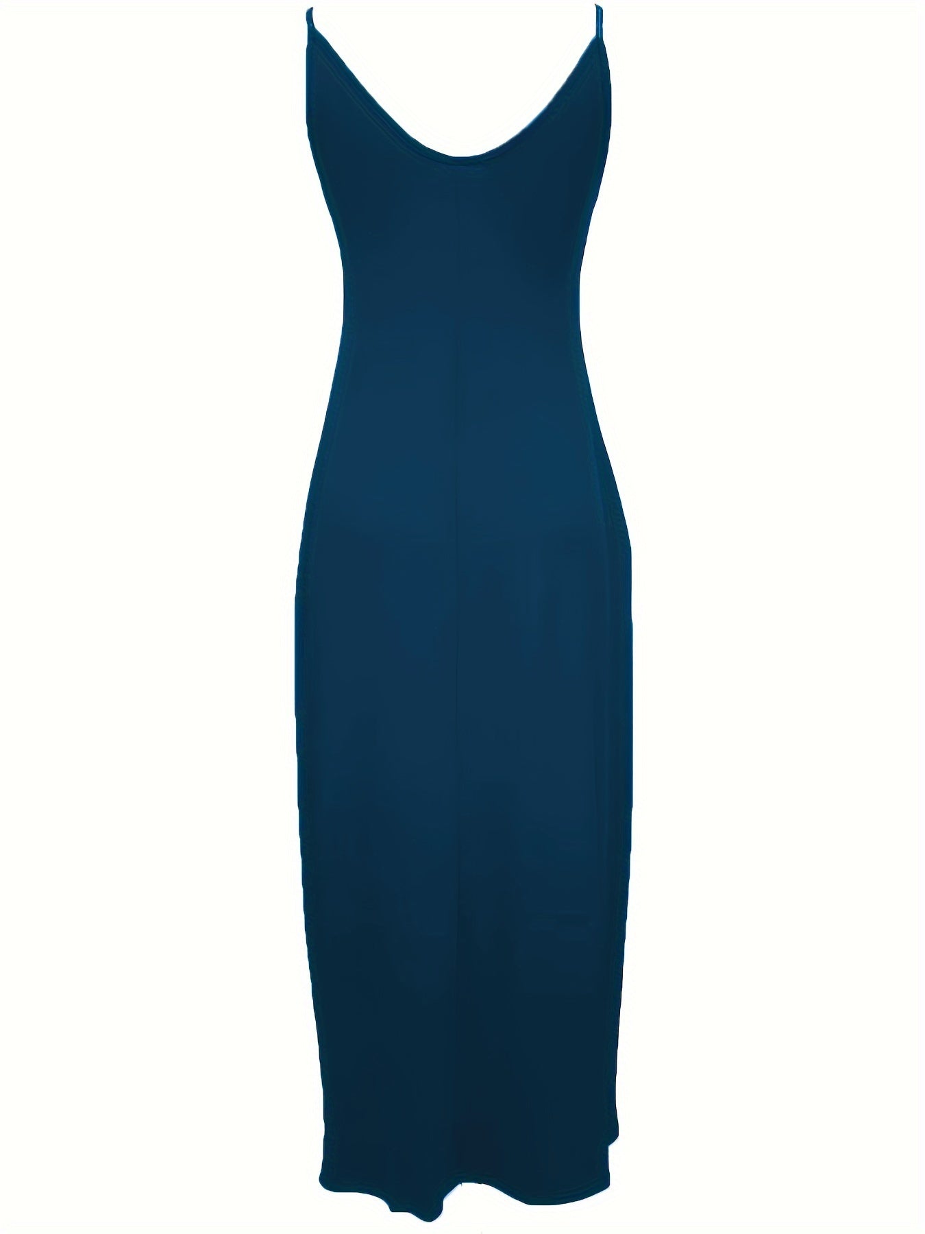 Faith Print Backless Dress, Casual Spaghetti Strap V Neck Loose Dress, Women's Clothing