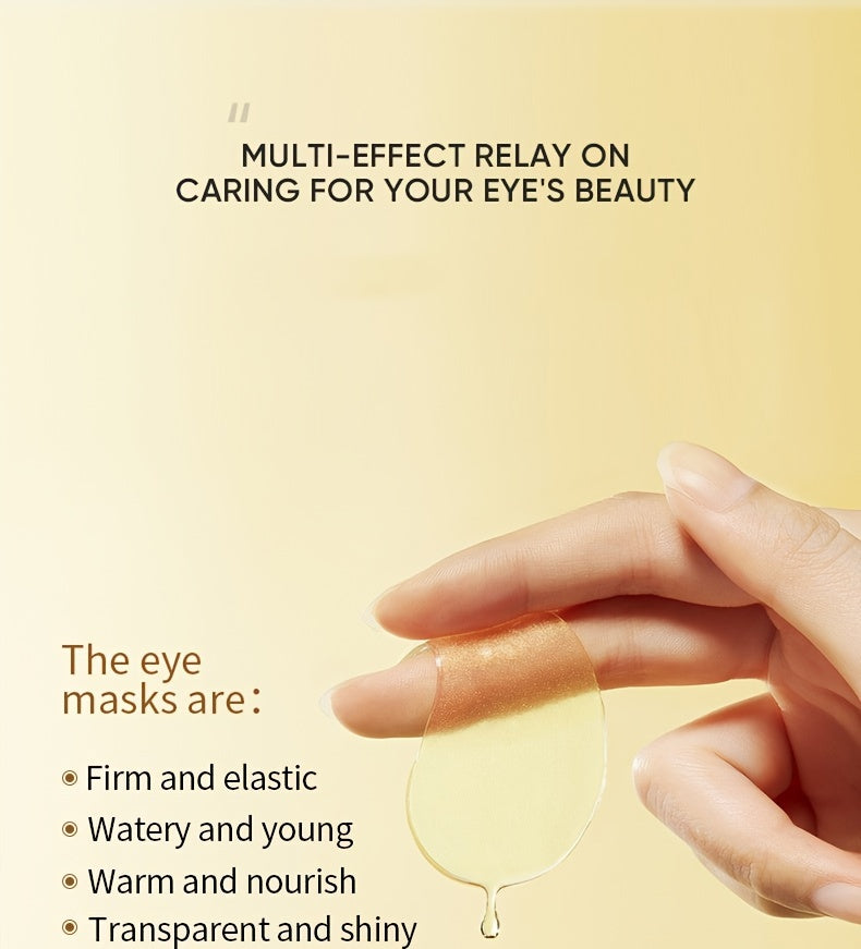 Collagen Eye Mask For Moisturizing & Refining Pores, Tightening And Lifting The Skin Around The Eyes, Brightening And Smoothing The Skin Around The Eyes, For Women And Men