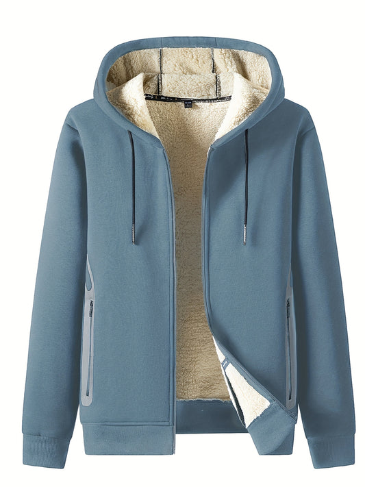 Men's Fleece Hooded Jacket