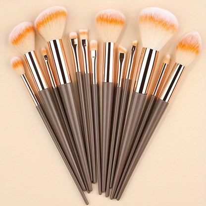 13pcs Makeup Brushes Soft Fluffy Professional Foundation Blush Powder Eyeshadow Kabuki Blending Makeup Brush Beauty Tools Valentine's Day Birthday Gift for Girlfriend