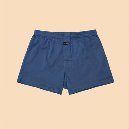 Men's Cotton Home Loose High Waist Deep Crotch Underwear Pajama Pants